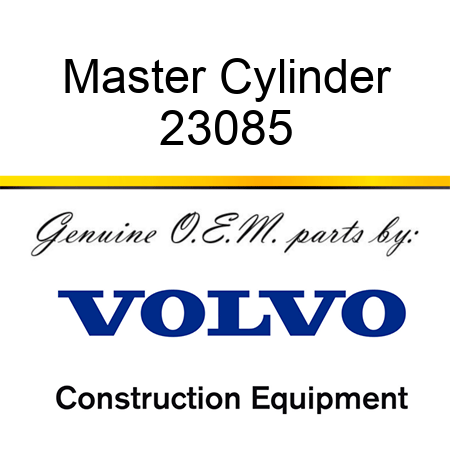 Master Cylinder 23085