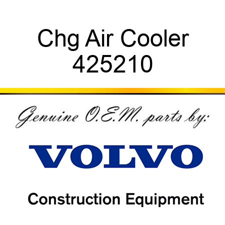 Chg Air Cooler 425210