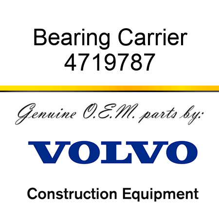 Bearing Carrier 4719787