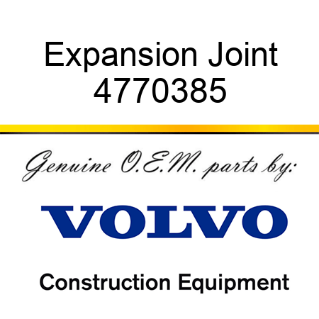 Expansion Joint 4770385