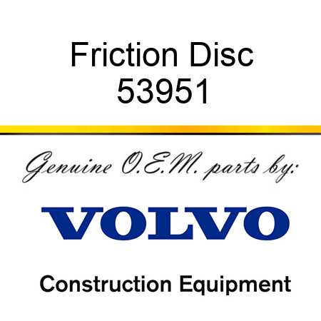 Friction Disc 53951