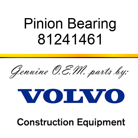 Pinion Bearing 81241461