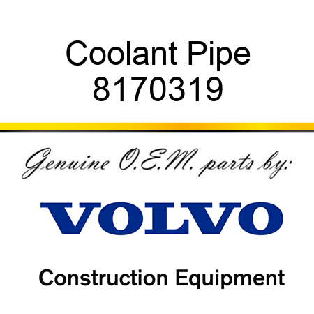 Coolant Pipe 8170319