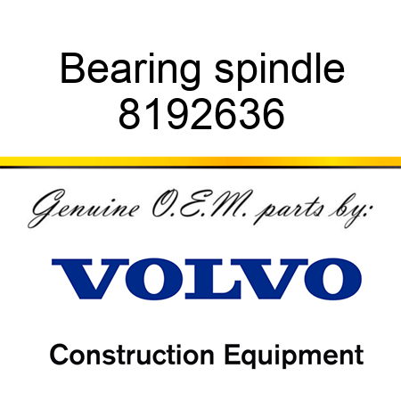 Bearing spindle 8192636