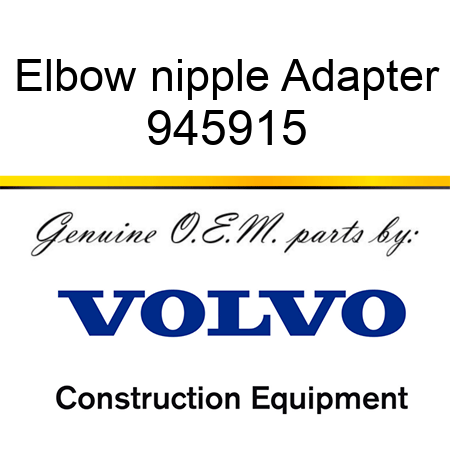Elbow nipple, Adapter 945915
