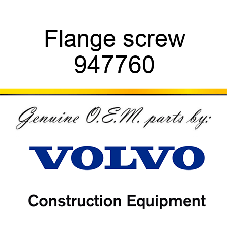 Flange screw 947760