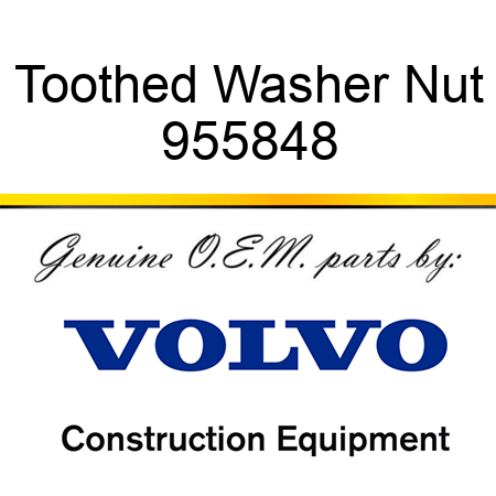 Toothed Washer, Nut 955848