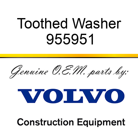 Toothed Washer 955951