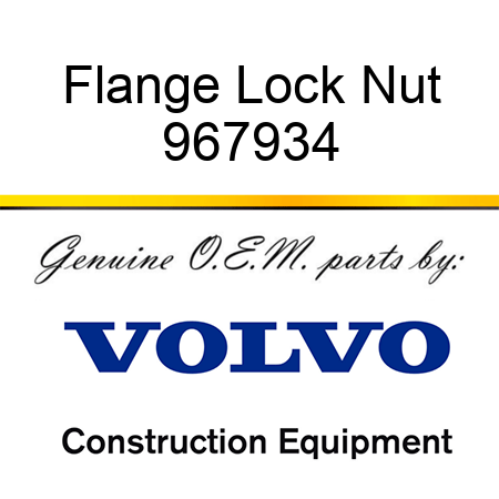 Flange Lock Nut 967934
