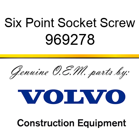 Six Point Socket Screw 969278