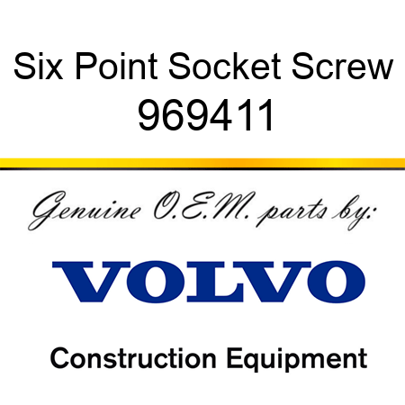 Six Point Socket Screw 969411