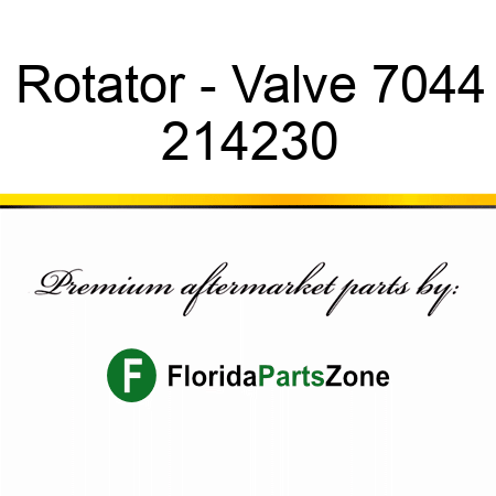 Rotator - Valve 7044 214230