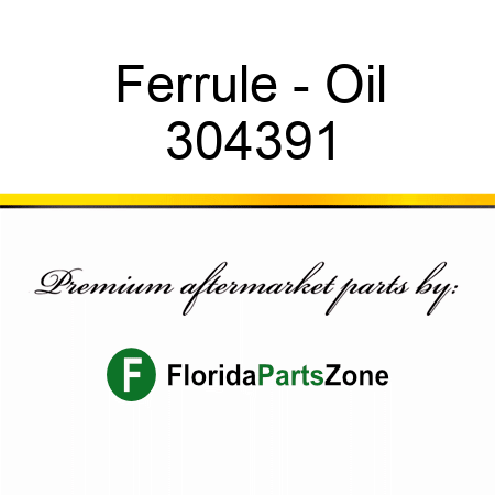 Ferrule - Oil 304391