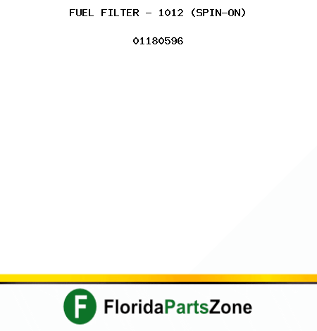 FUEL FILTER - 1012 (SPIN-ON) 01180596