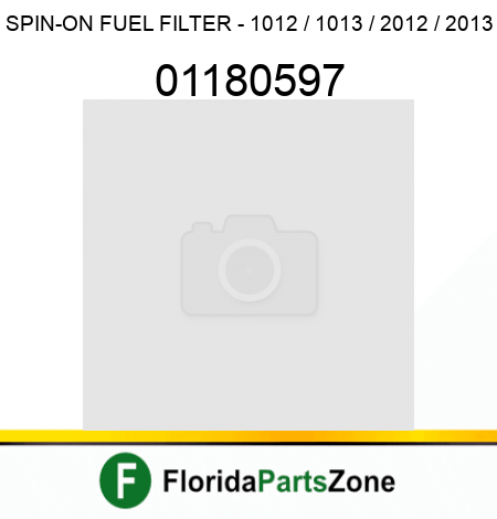 SPIN-ON FUEL FILTER - 1012 / 1013 / 2012 / 2013 01180597